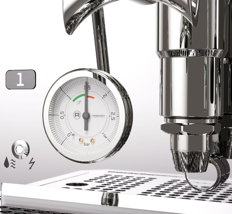 Rocket Giotto R Fast — manometer en display