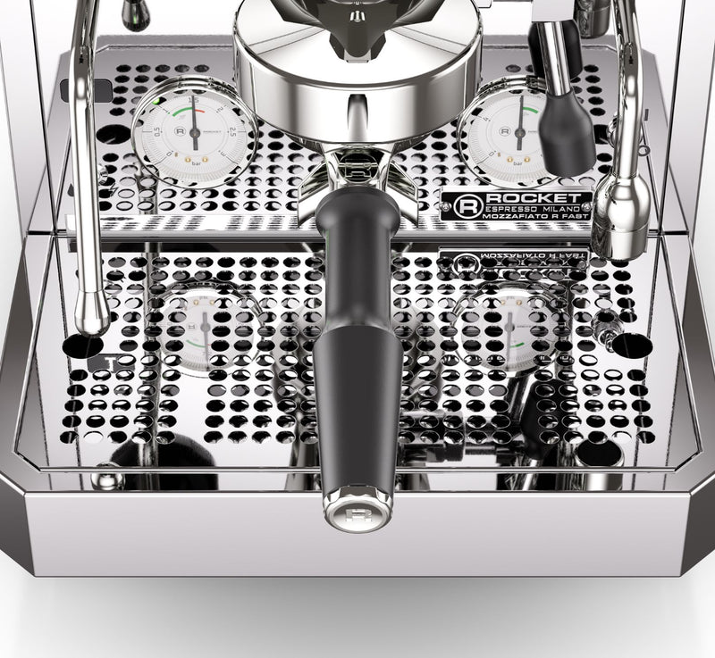 Rocket Mozzafiato R Fast — lekbak en filterdrager