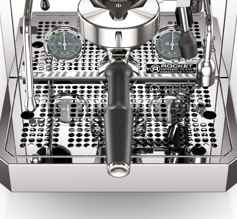 Rocket Mozzafiato V Fast — lekbak en filterdrager