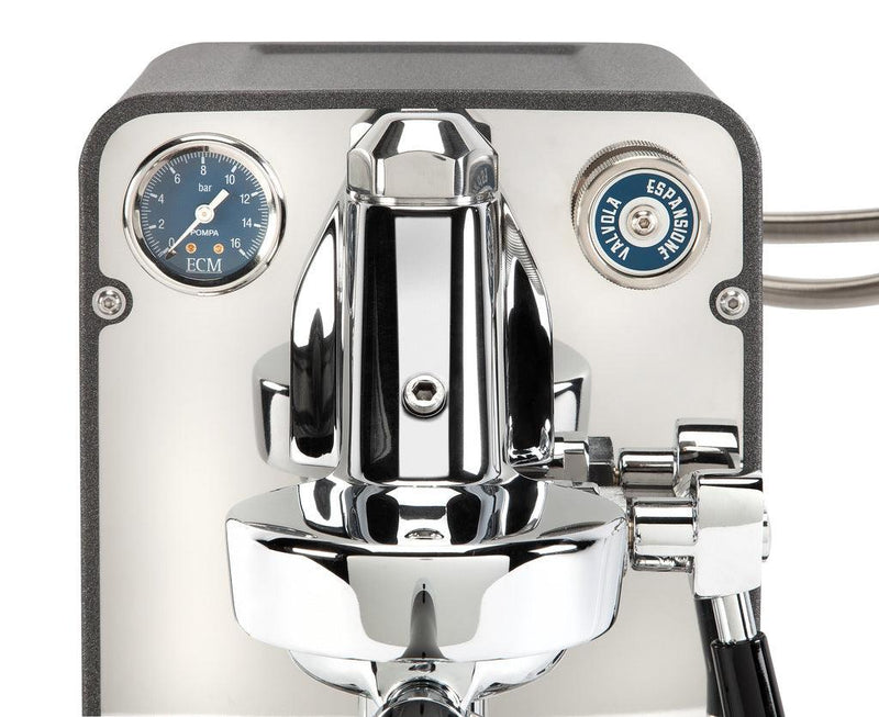 ECM - Puristika Espresso Machine — drukregeling en zetgroep